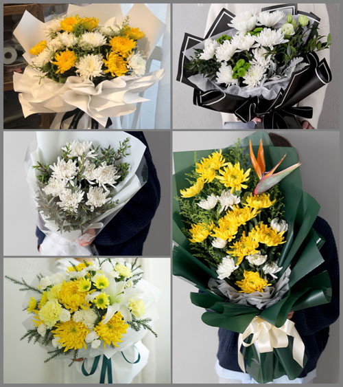 广东肇庆市高要区禄步镇禄步村白事花束代送